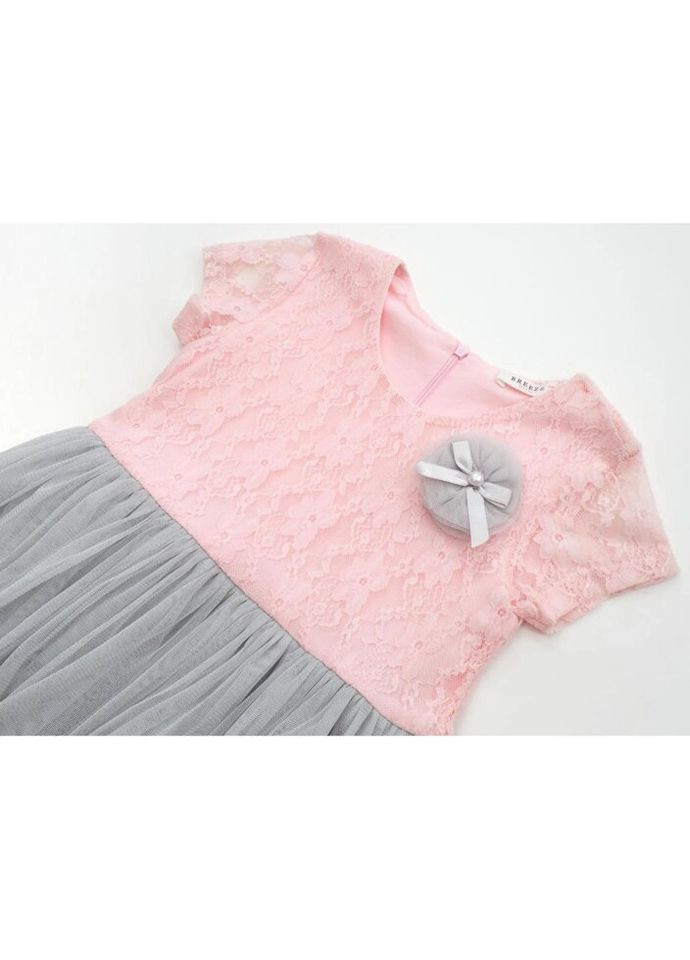 Рожева сукня з фатиновою спідницею (10671-98g-pink) Breeze (300624766)