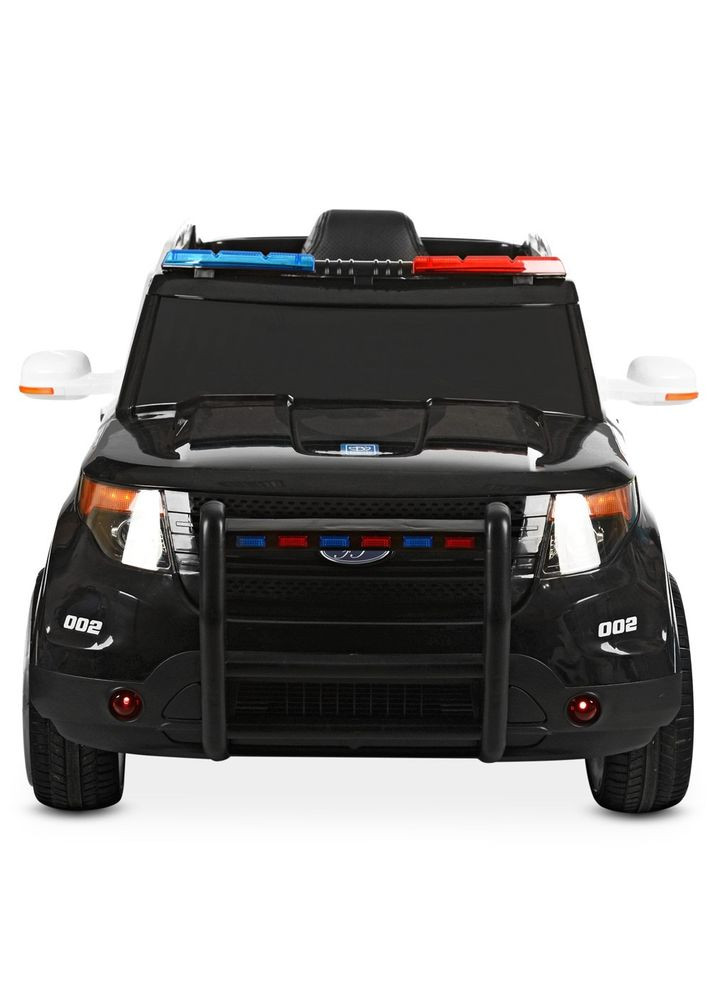 Дитячий електромобіль Джип Ford Police Bambi Racer M 3259EBLR-1-2 зі світловими ефектами. Чорно-білий No Brand (293060918)