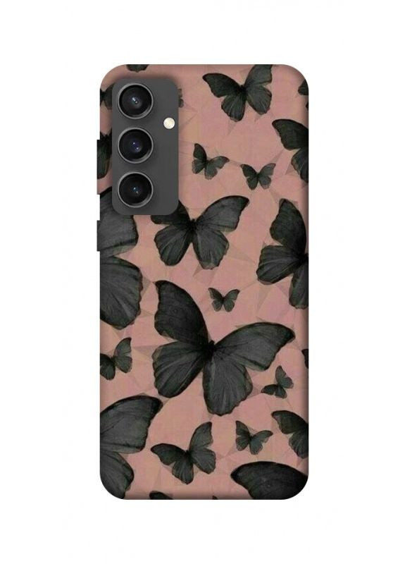 Чехол с принтом для Samsung Galaxy S24 FE / для самсунг галакси С24 фе Пухающие бабочки No Brand (338604298)