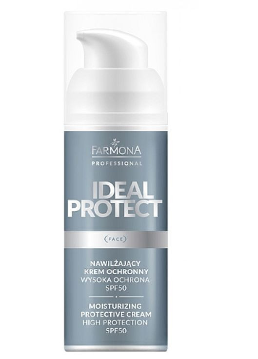 Зволожувальний захисний крем SPF50 Ideal Protect Moisturizing Protective Cream SPF50 50ml (1179295-136912) Farmona (368857024)
