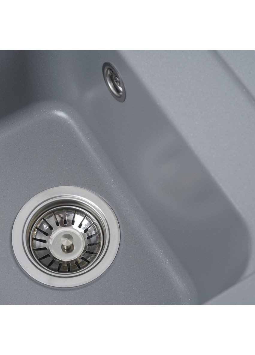 Гранітна мийка для кухні KORRADO 4050 матова металік Valeso (336936481)