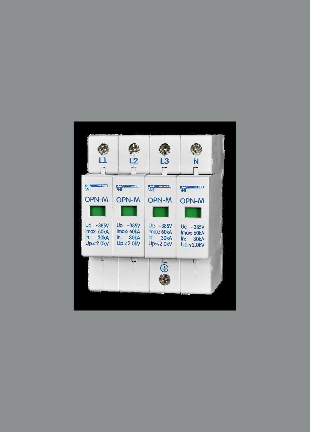 Ограничитель перенапряжения 4P 30кА 380В [NTOPN4S30] ОПН-М(4S) 30кА Новатек-Електро (344533460)