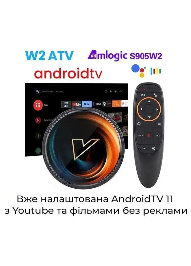 TV приставка W2 4/64 Vontar (322538094)