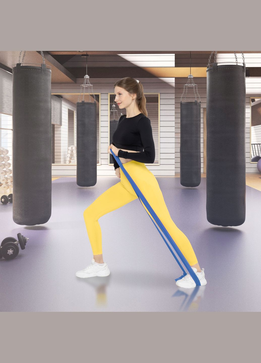 Набор ленточных эспандеров для спорта и реабилитации Flat Band 200 х 15 см 1-15 кг 5 шт Mix () 4FIZJO P-5907222931127 (275653995)