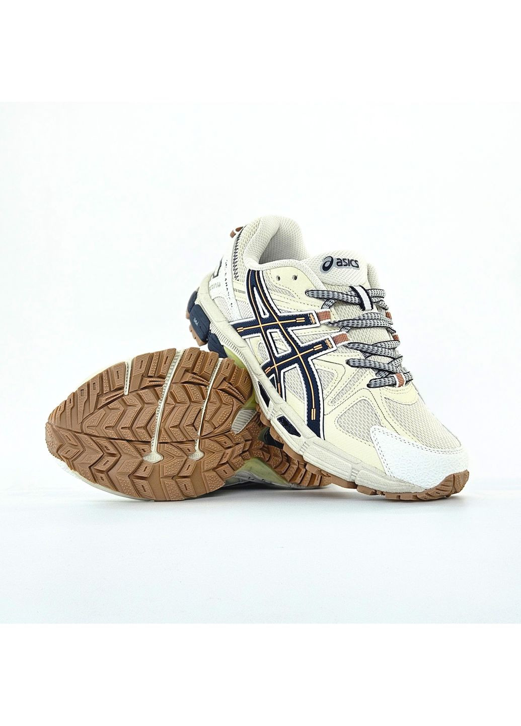 Кроссовки женские и мужские Asics Gel-Kahana 8 beige | Асикс Гель-Кахана 8 бежевые No Brand бежевые демисезоны (363176550)