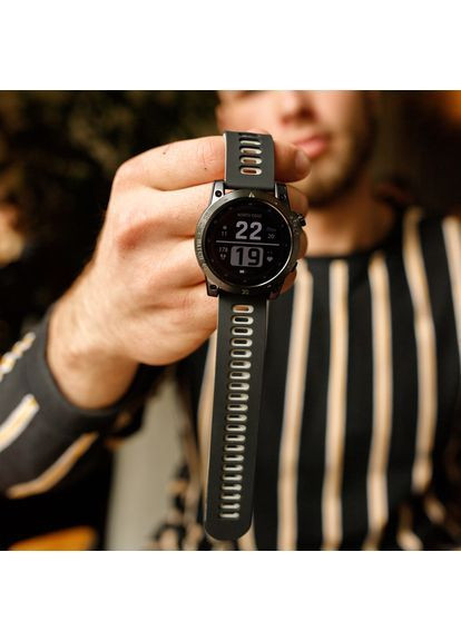 Смарт-часы CrossFit GPS Black с компасом Черный (2922) North Edge (371121484)