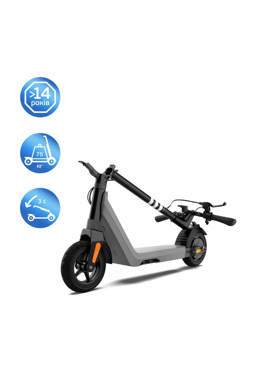 Электросамокат Zippy ES50C 8" 250W/500W, 5.2Ah, 20 km, 25 km/h, 10°, 13.5 кг (ES50CB) OKAI (303337535)