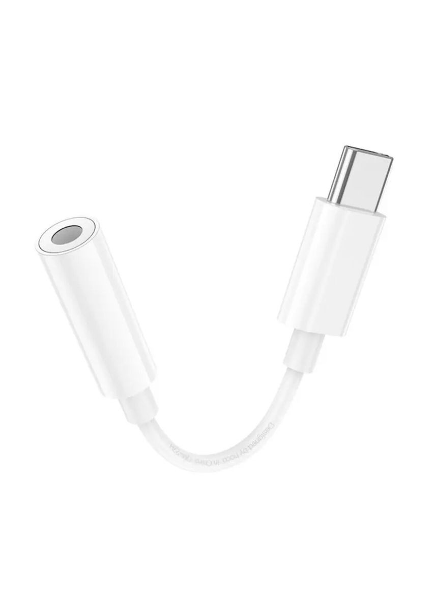 Аудиокабель LS35 TypeC to 3.5mm digital audio converter White Hoco (300684870)