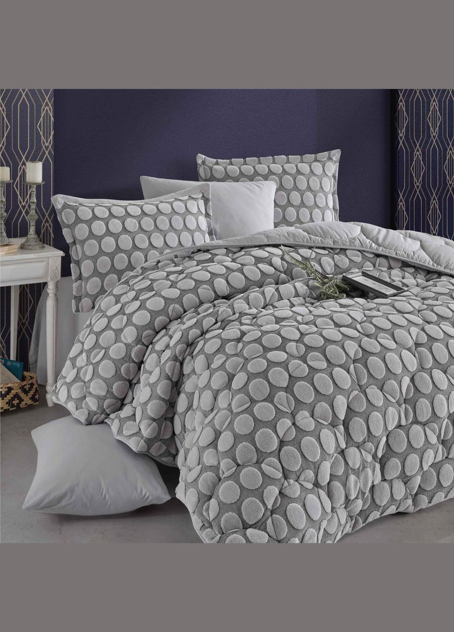 Комплект постельного белья с одеялом Wellsoft полуторный Perle Gri Clasy (318382692)