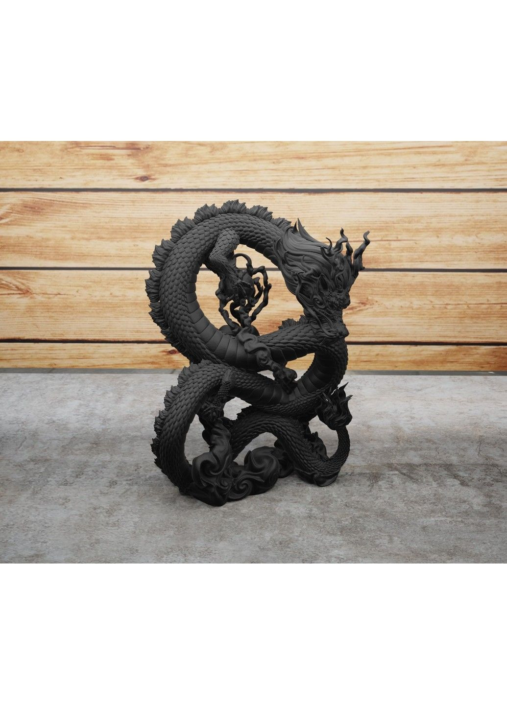 Статуэтка китайского дракона в классическом стиле. Белый. 10 см. ЗаСвіт (280940479)