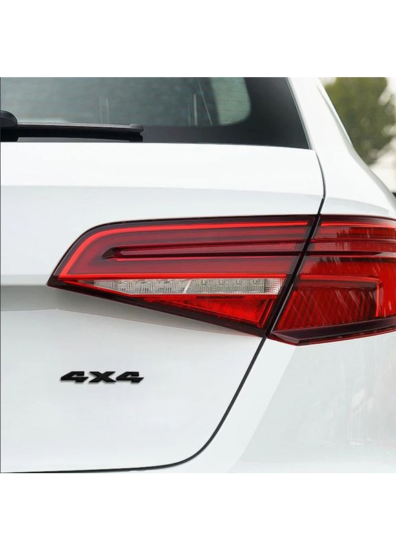 Емблема напис 4х4 для чорна 148х25мм метал (на скотчі) Jeep (369612044)