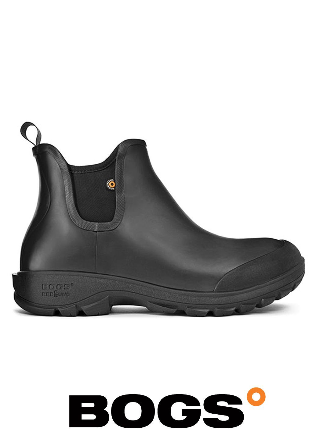 Черные мужские дождевые ботинки Bogs