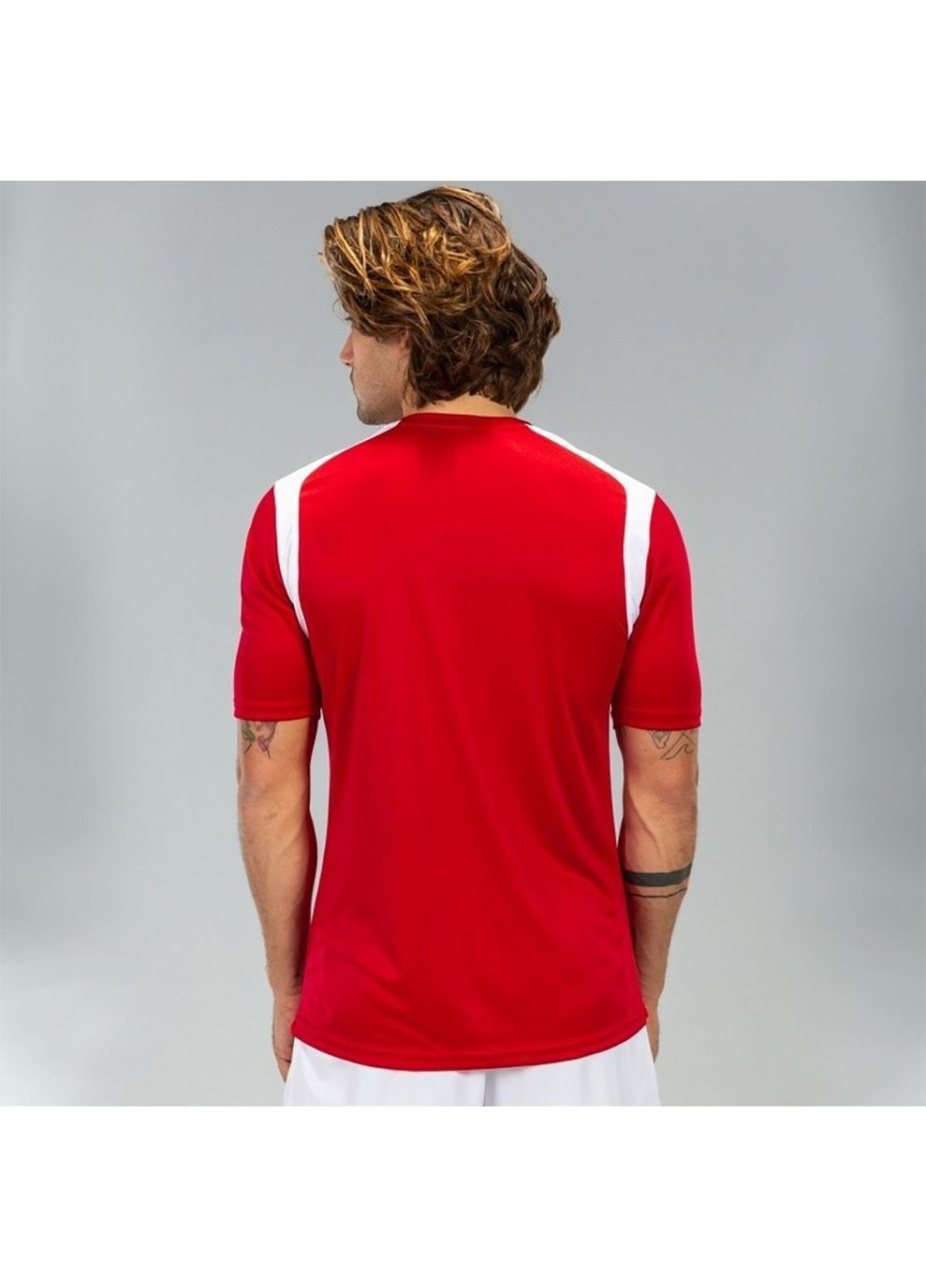 Червона демісезонна футболка champion v червоний Joma