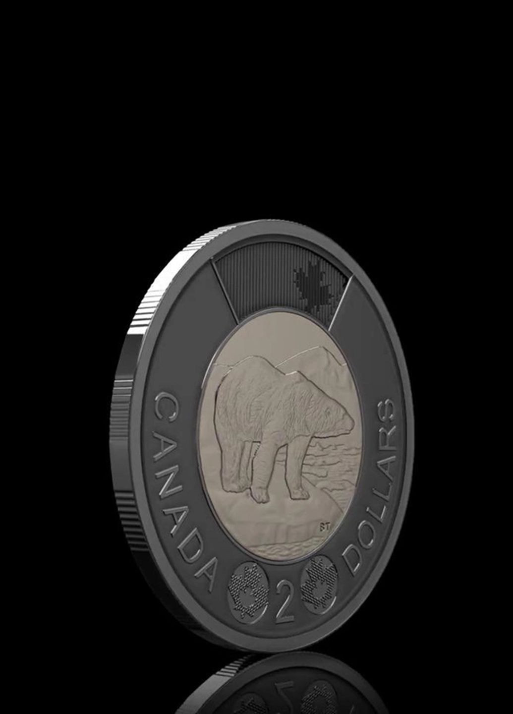 Монета Канади на згадку про королеву Єлизавету II Blue Orange (306852414)