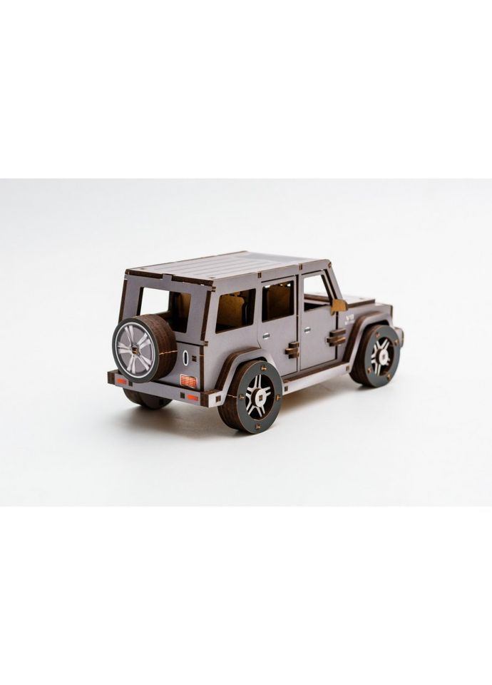 Дерев'яний 3D конструктор "Gelandewagen" Puz-26914, 109 деталей PuzzleOK (334143301)