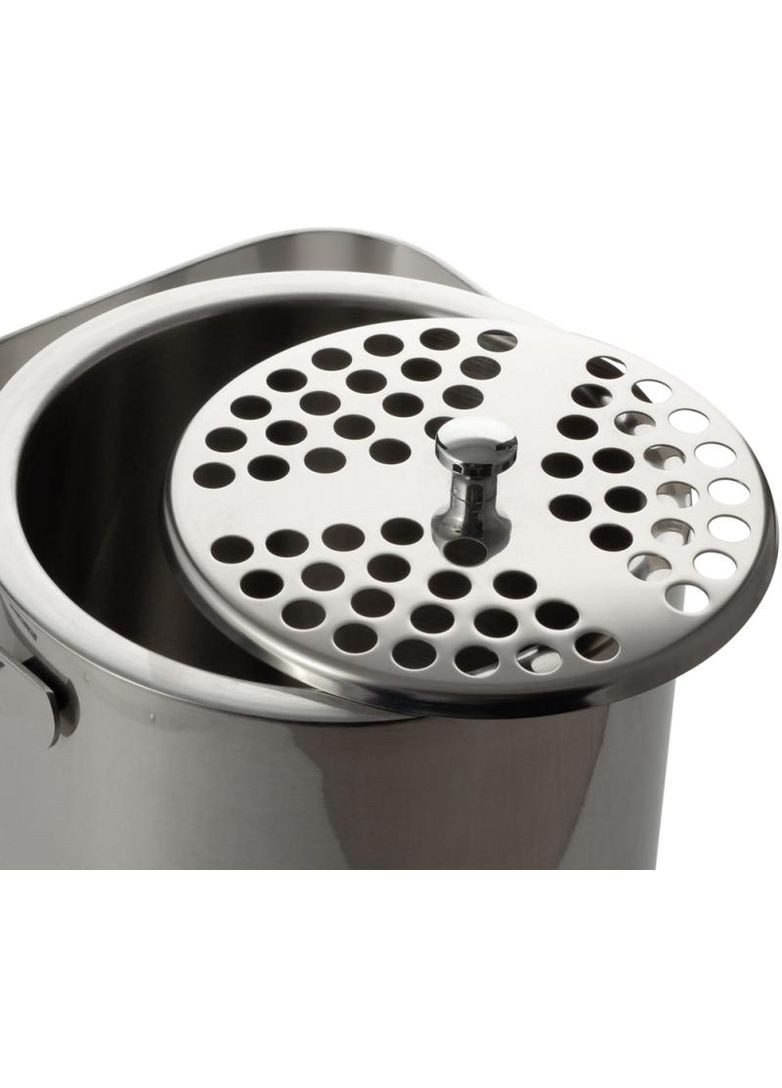 Термо-ведерко для льда 1300мл с крышкой и каплесборником для пикника и вечеринок щипцы для льда Kamille (368990222)