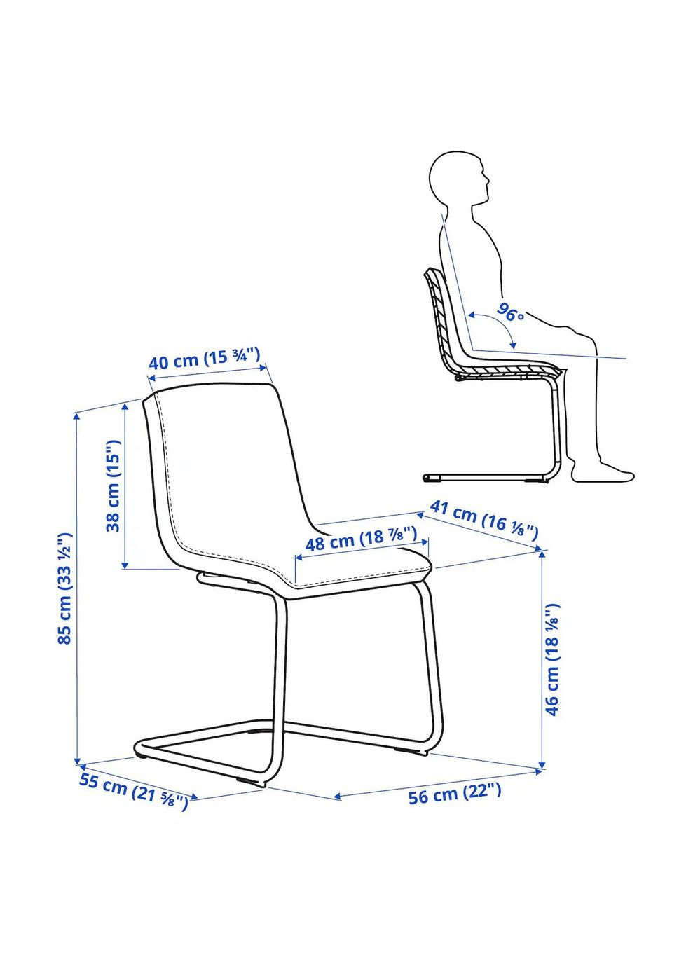 Стіл і 6 стільців ІКЕА STRANDTORP / LUSTEBO 150/260 см (s09523504) IKEA (278406894)
