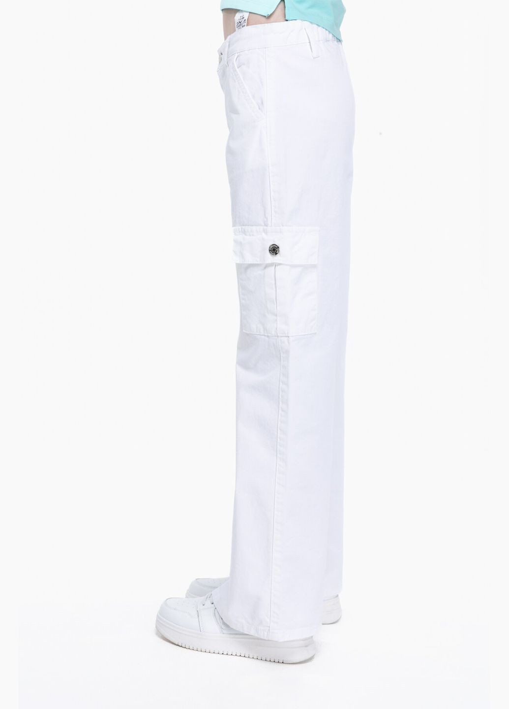 Белые повседневный демисезонные брюки Asl
