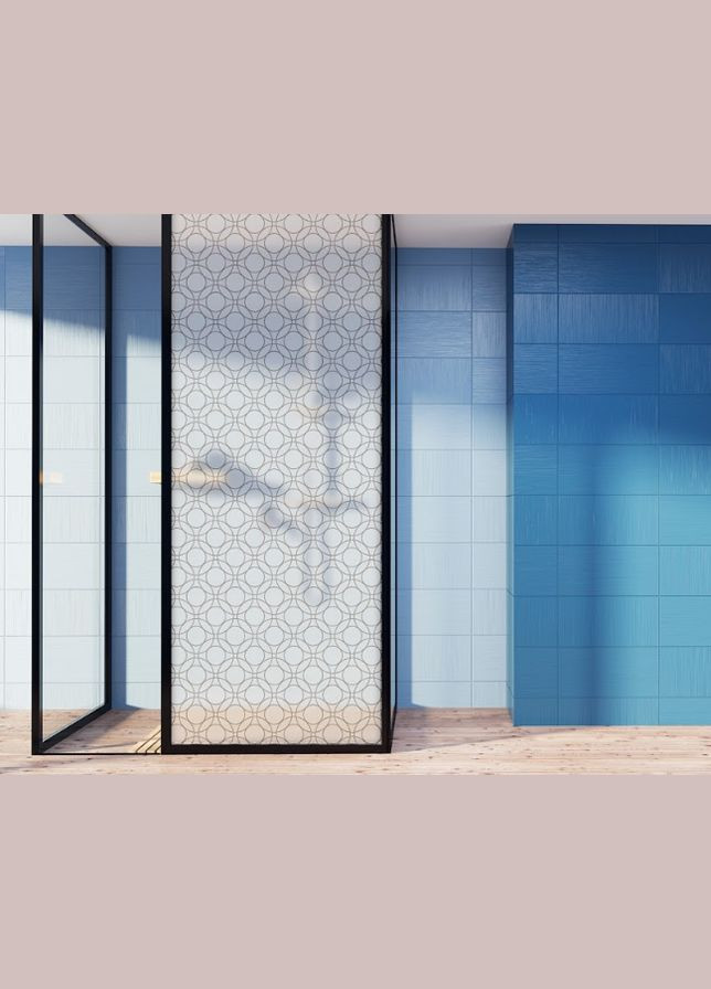 Солнцезахисна матуюча плівка на вікна і дзеркала Кола самоклейка на скло двері душову кабіну шафи купе 1 метр погонний Zatarga (324218710)