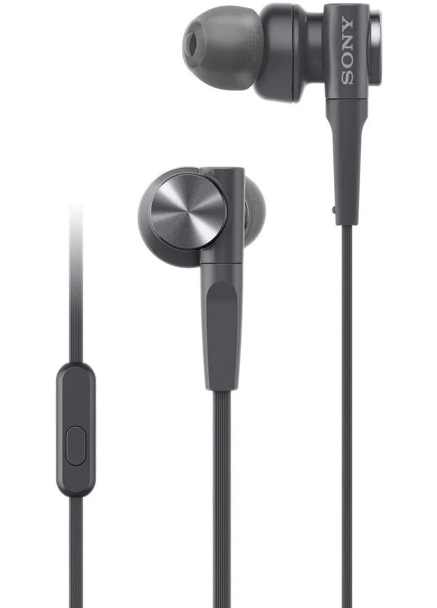 Дротові навушники MDR-XB55AP Black Sony (390936775)