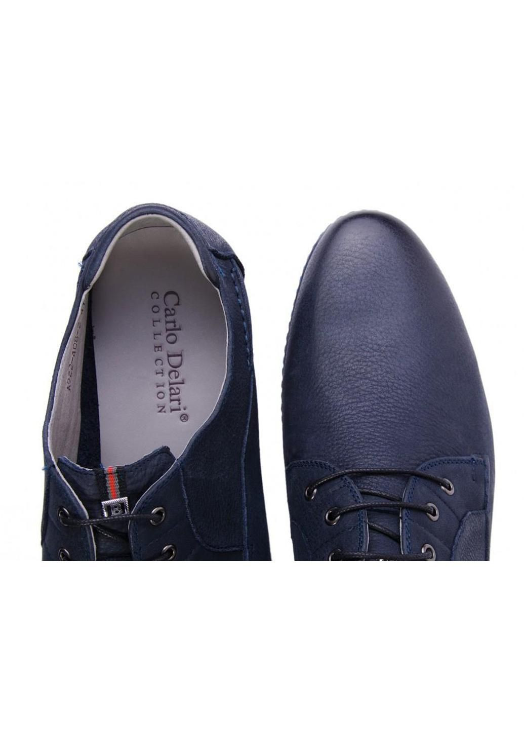 Темно-синие туфли 7151069 42 цвет тёмно-синий Carlo Delari