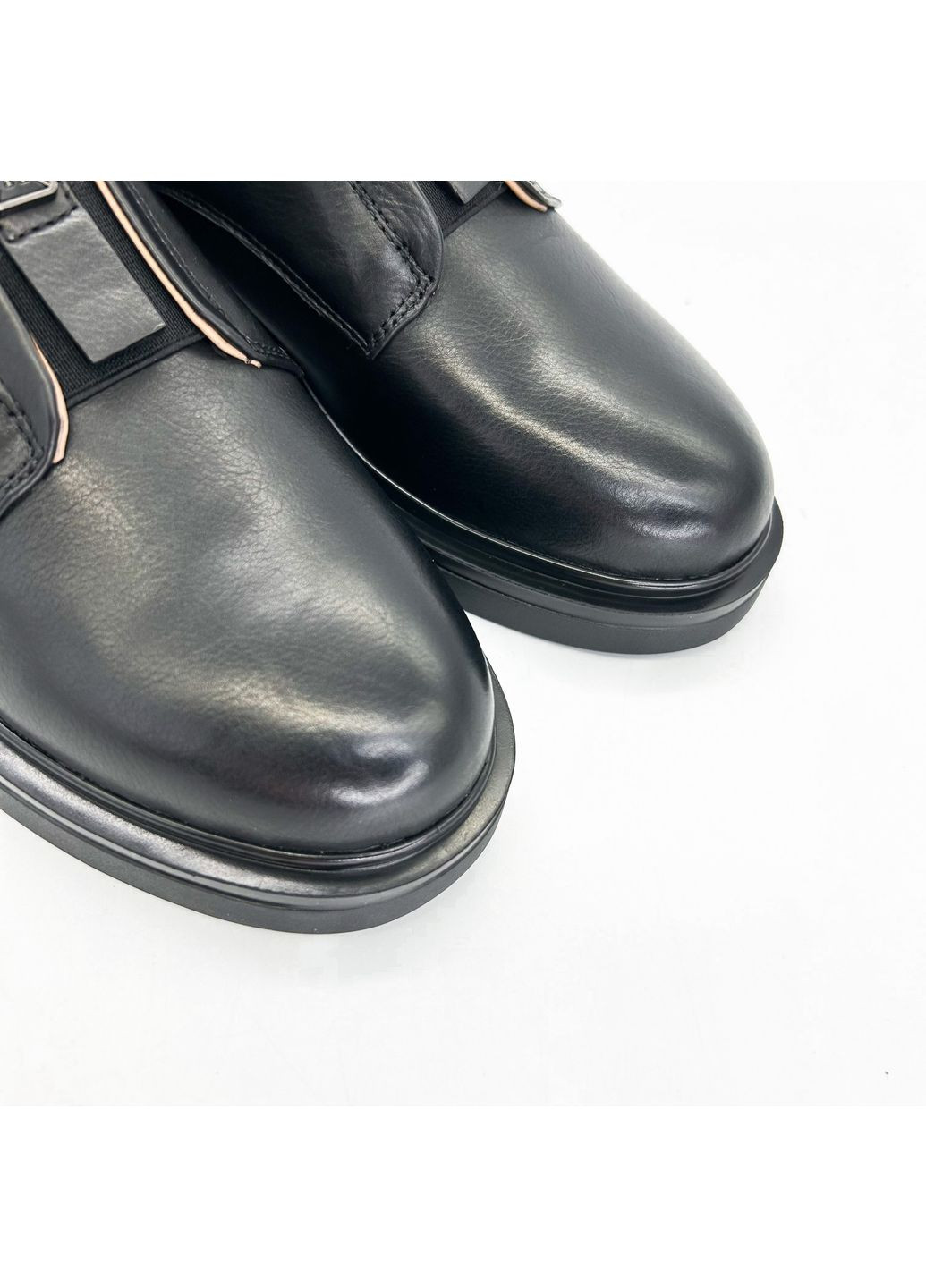 Danler Туфли (р) Кожа 0-1-1-AM-578-1104-1 черный з, украина — (364658463)