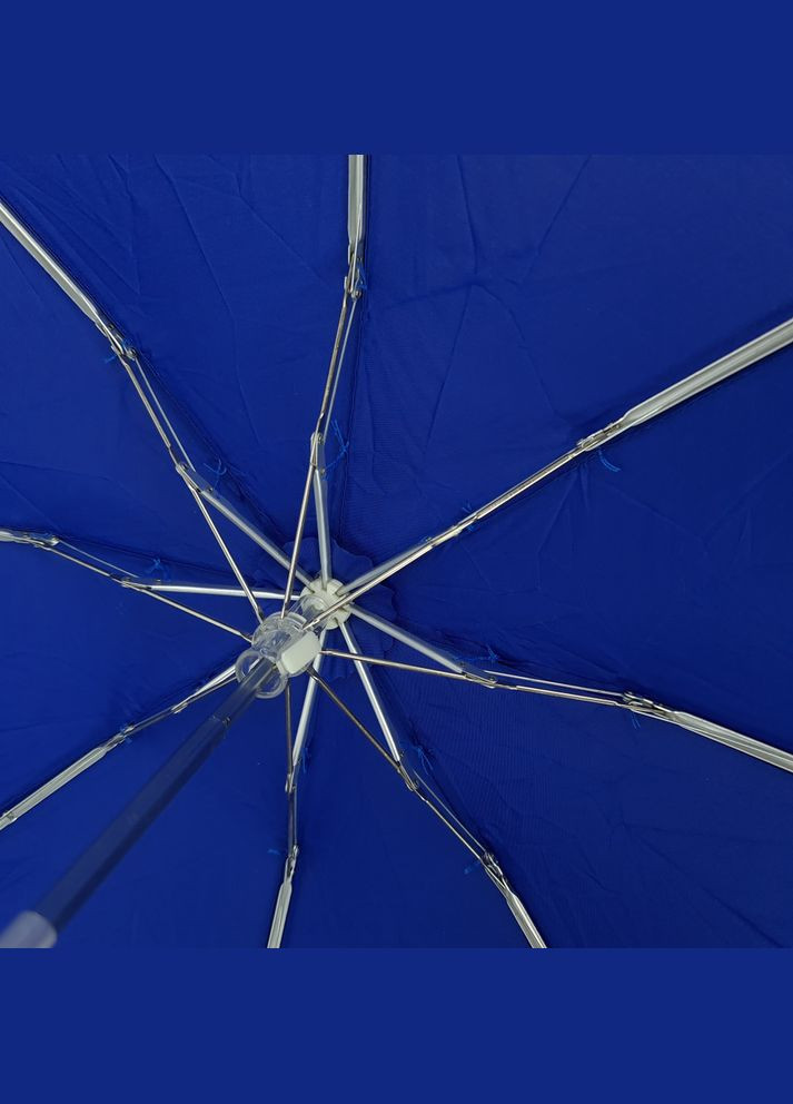 Карманный зонтик синий механический 8 спиц 1182 No Brand (272149658)