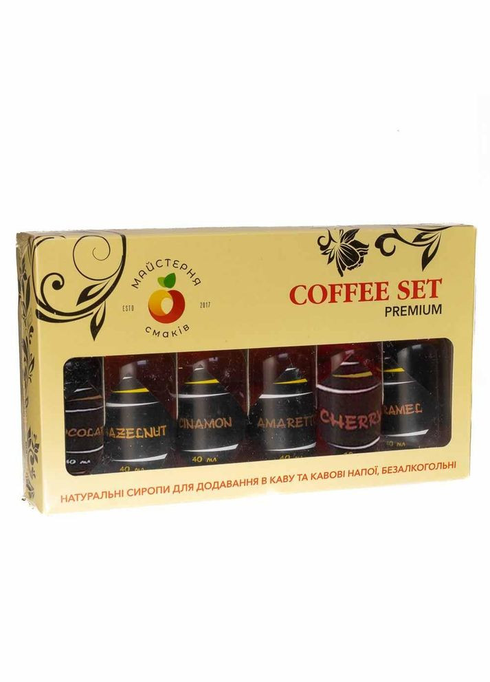 Набір сиропів Coffee Set, 40 мл х 6 шт No Brand (305137023)