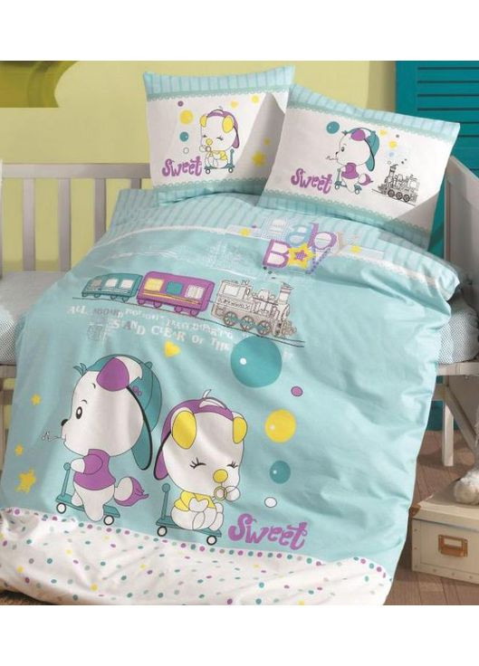 Дитяча постільна білизна Baby Sweet для новонароджених 100% бавовна комплект для сну та відпочинку Belizza (368980283)