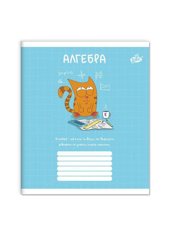 Набір зошитів ПРЕДМЕТКА 48 аркушів, 10 шт " " / Кумедний кіт Бріск (342417308)