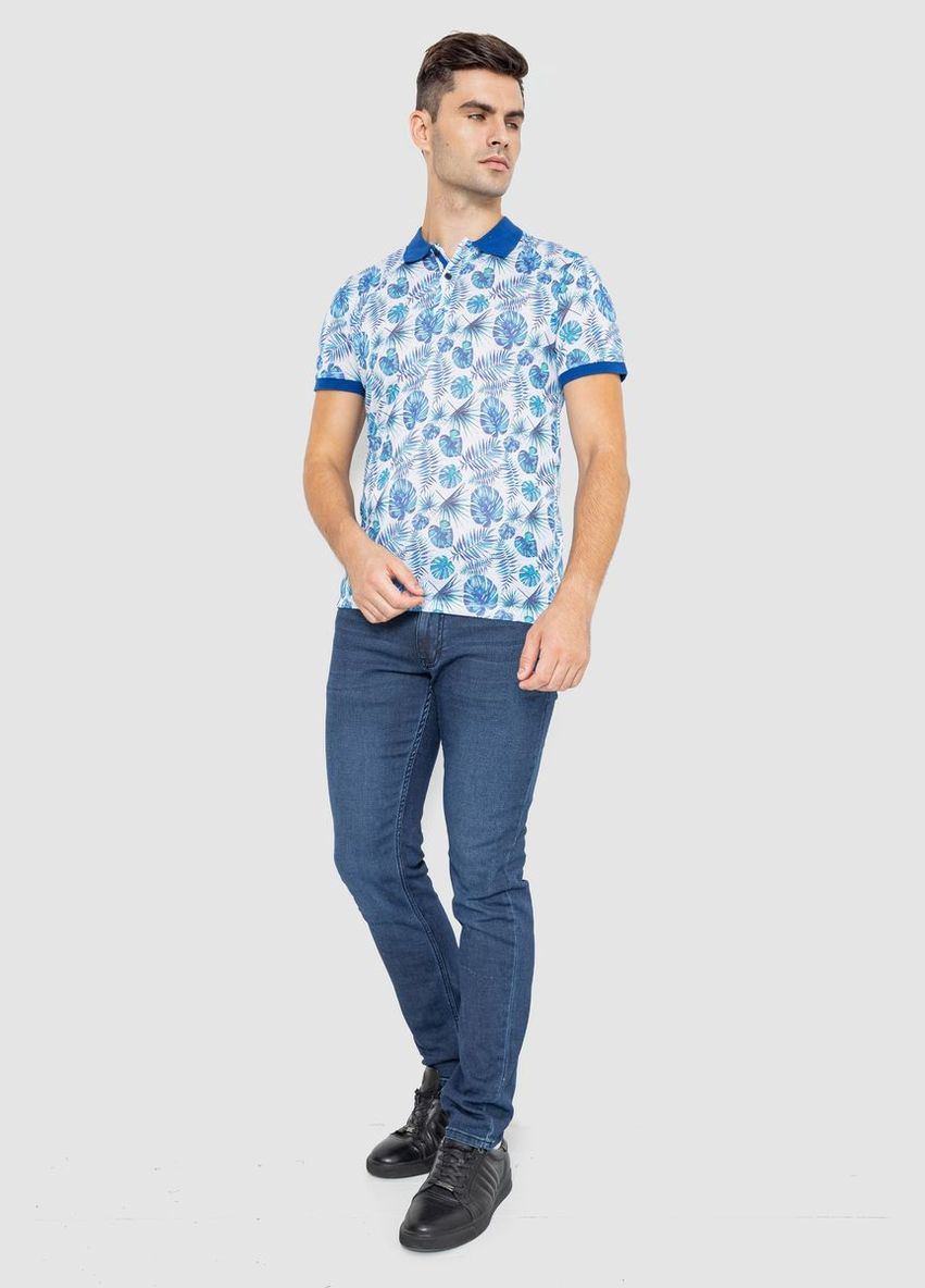 Молочна поло чоловіче рисунок 247r311 з коротким рукавом Ager