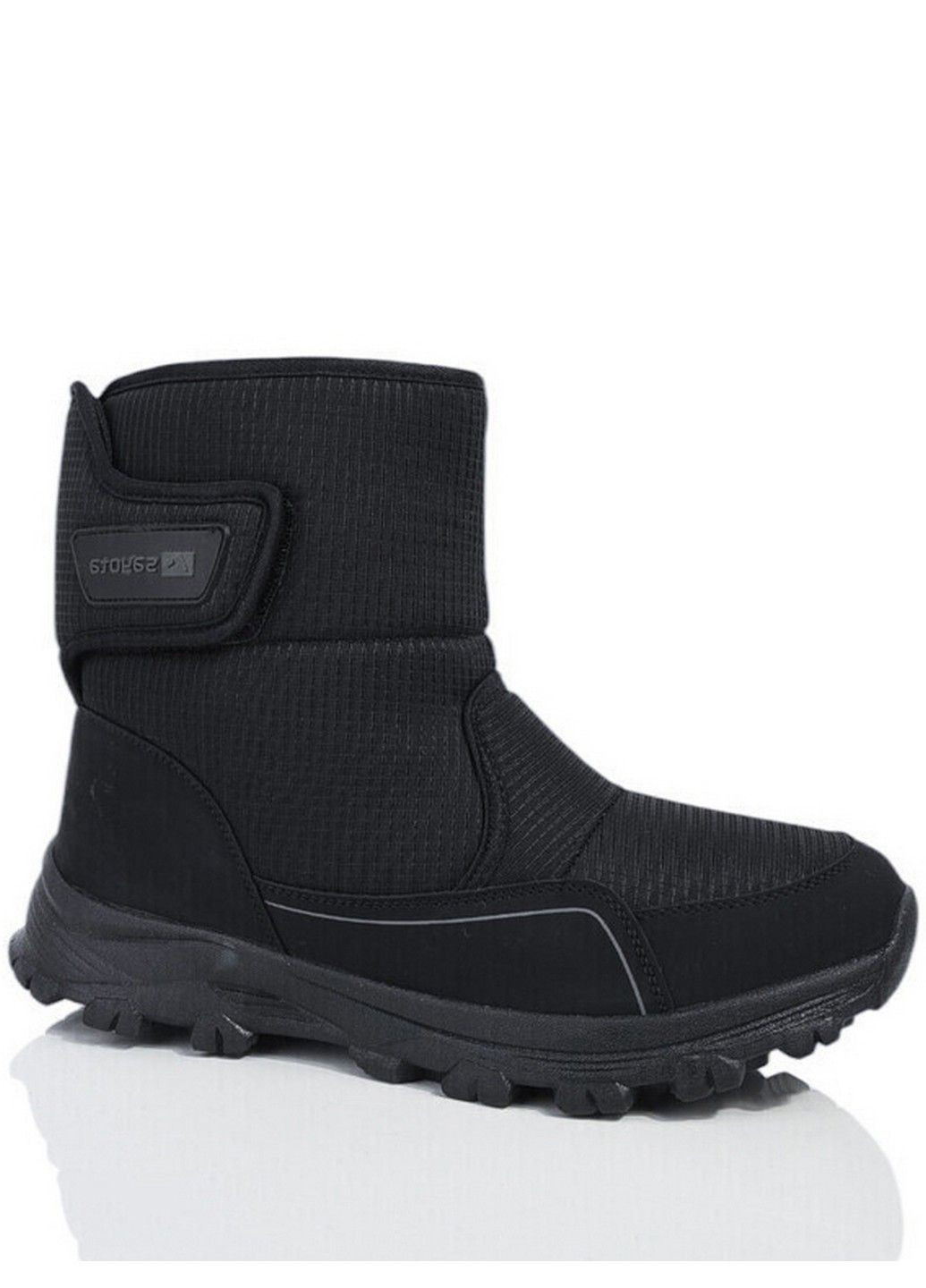 Черные кэжуал зимние дутики с натуральной овчиной an969-1 Fashion