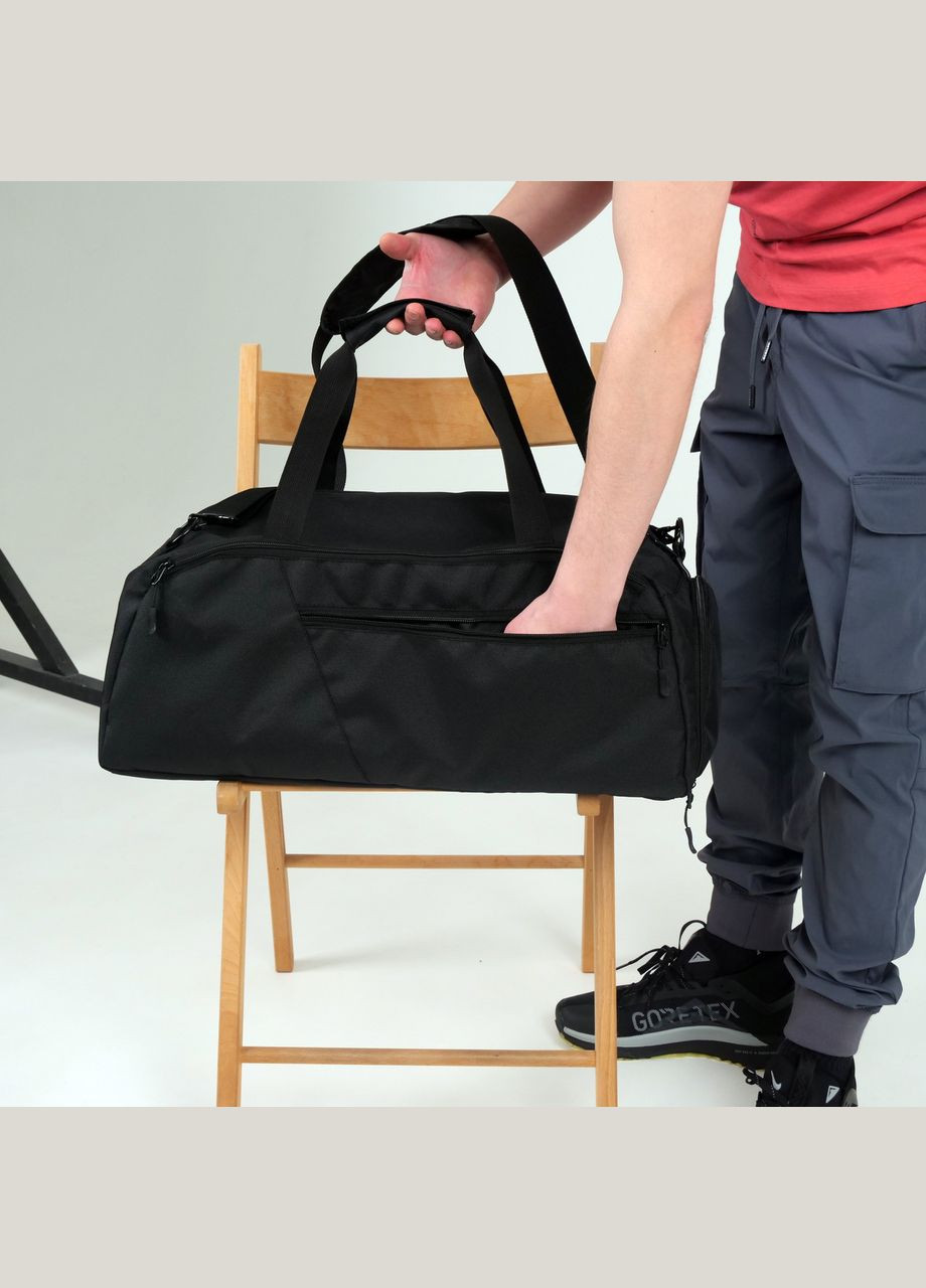 Cпортивна повсякденна сумка через плече на 30л в чорному кольорі ToBeYou Sportk (284725583)