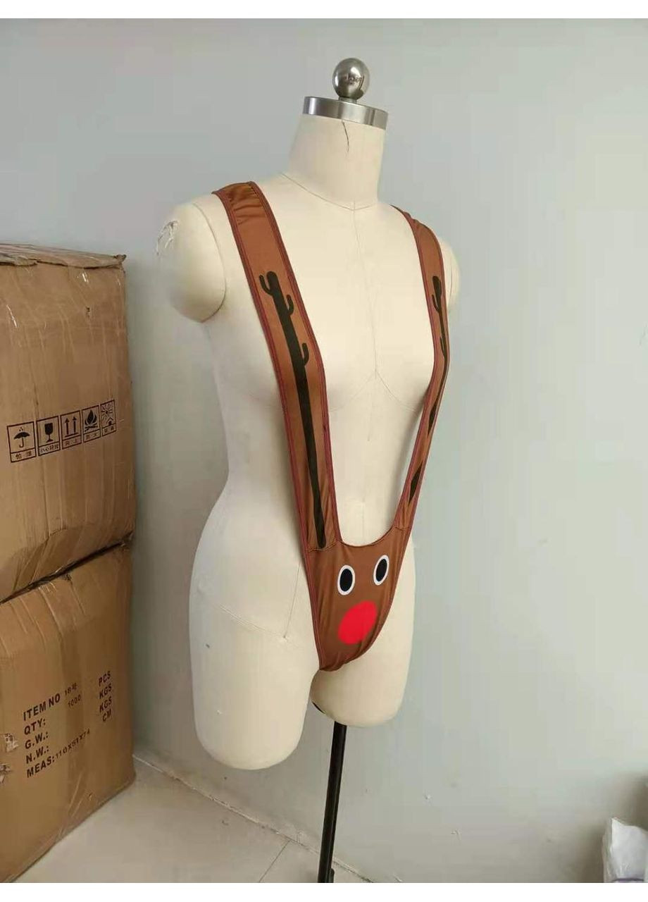 Мужской новогодний боди "Олень" - Мужское белье No Brand (368892357)