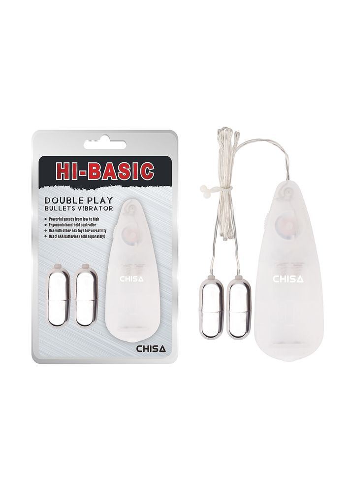 Віброяйця з пультом Cisa Double Play Bullets Chisa (297130474)