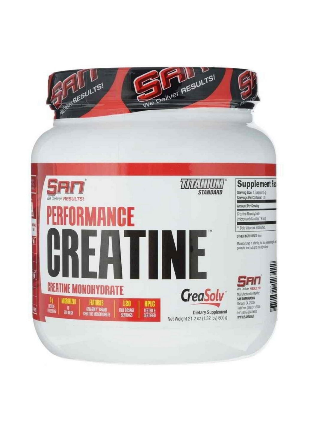 Креатин Performance Creatine, 600 грам San (294925536)