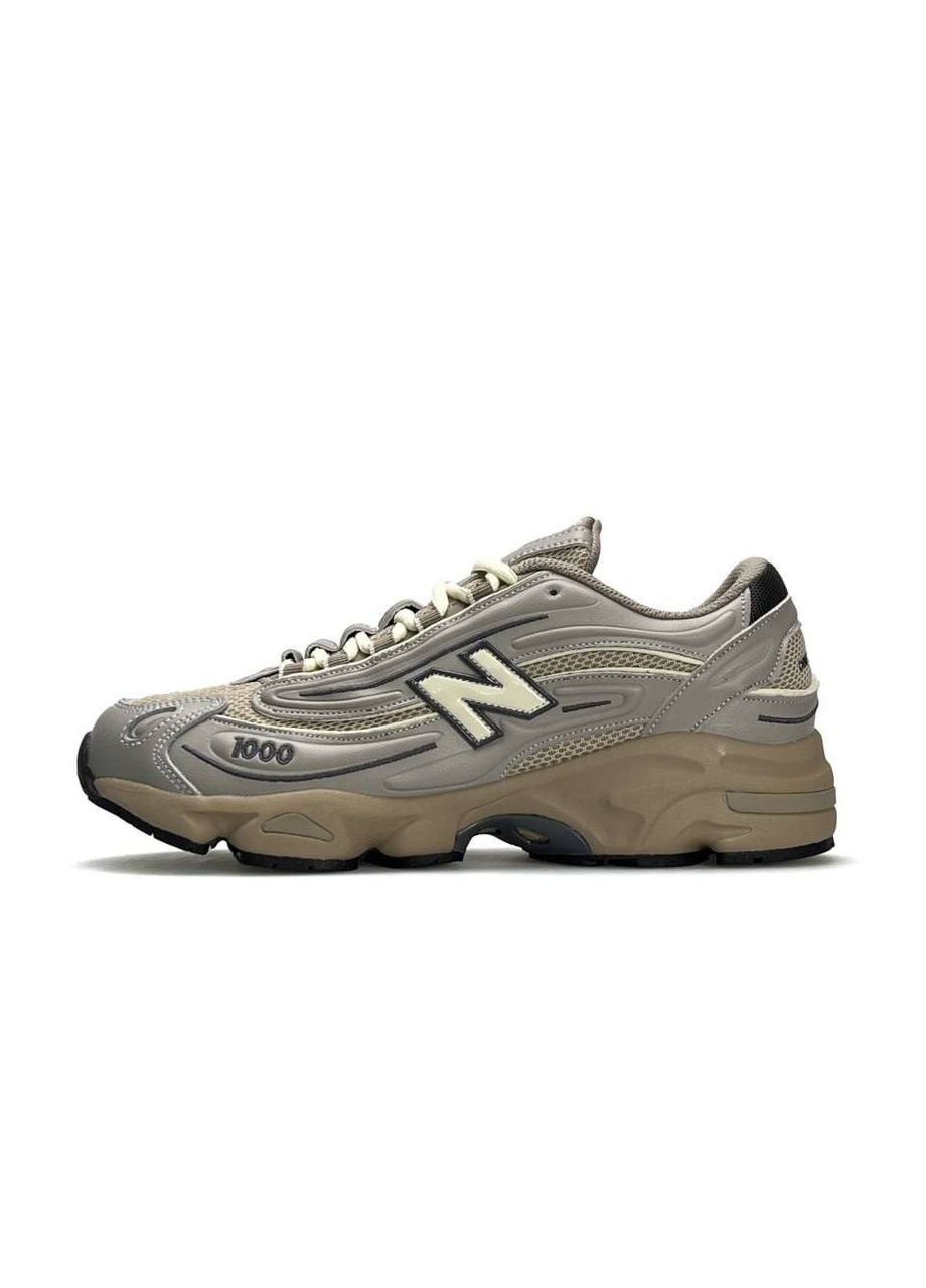 Сірі Осінні кросівки чоловічі new balance light grey beige No Brand 1000