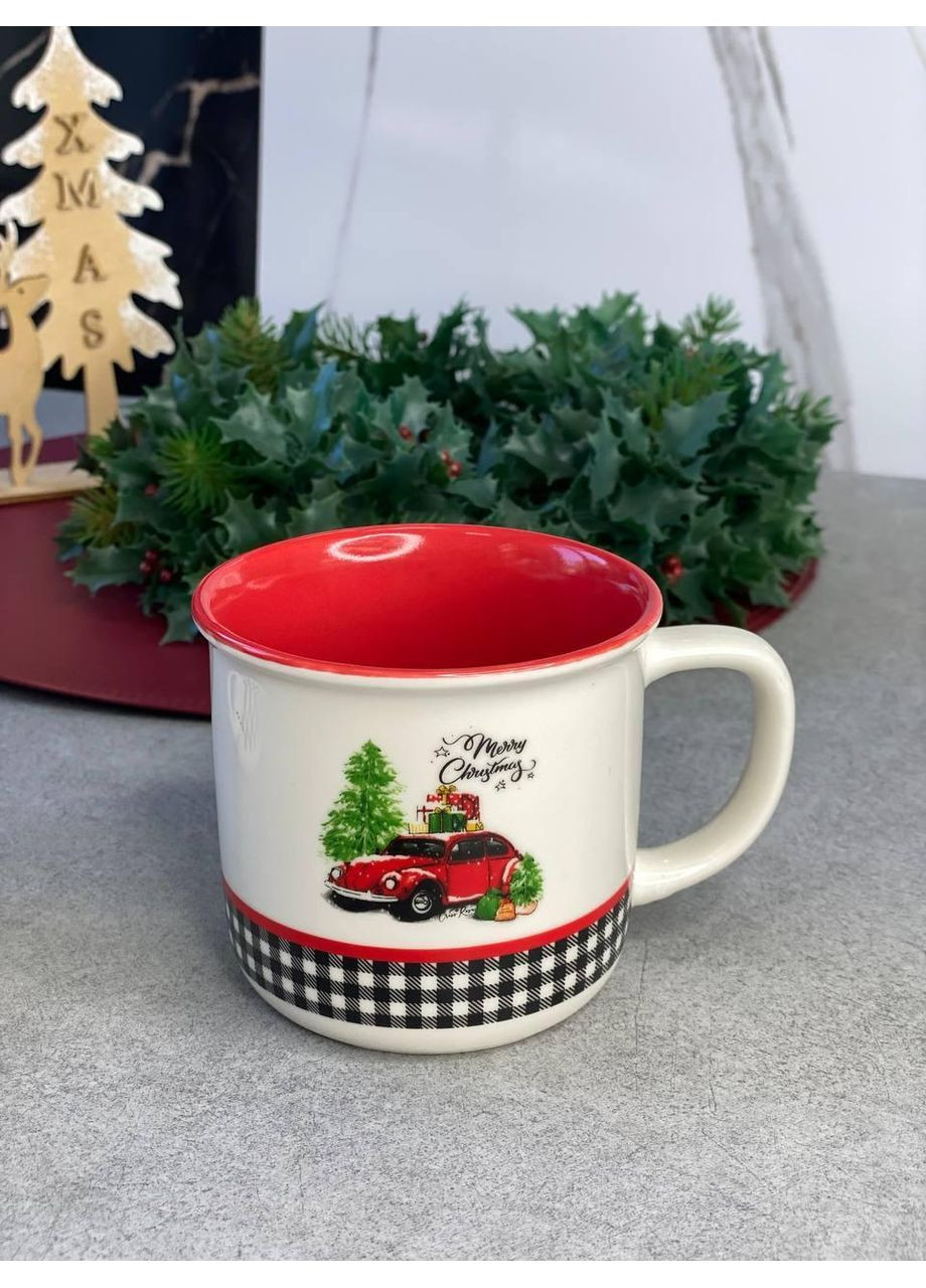 Кружка 400мл "Новогодние мысли" отличная кружка для повседневного пользования с разными рисунками Рисунок 3 OSM (365549111)