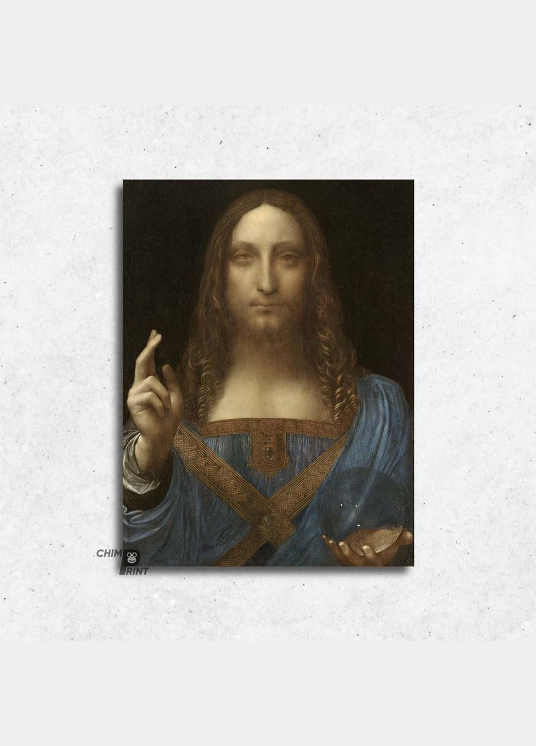Друк на полотні Спаситель світу Леонардо да Вінчі 40x60 No Brand (346494656)