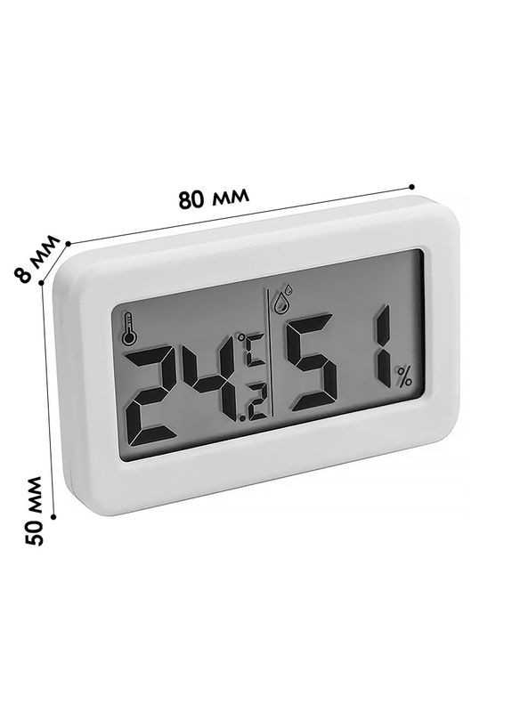 Термометр-гігрометр PD-WDJ-02 електронний автоматичний датчик температури та вологості 1 шт. Lesko (352013244)