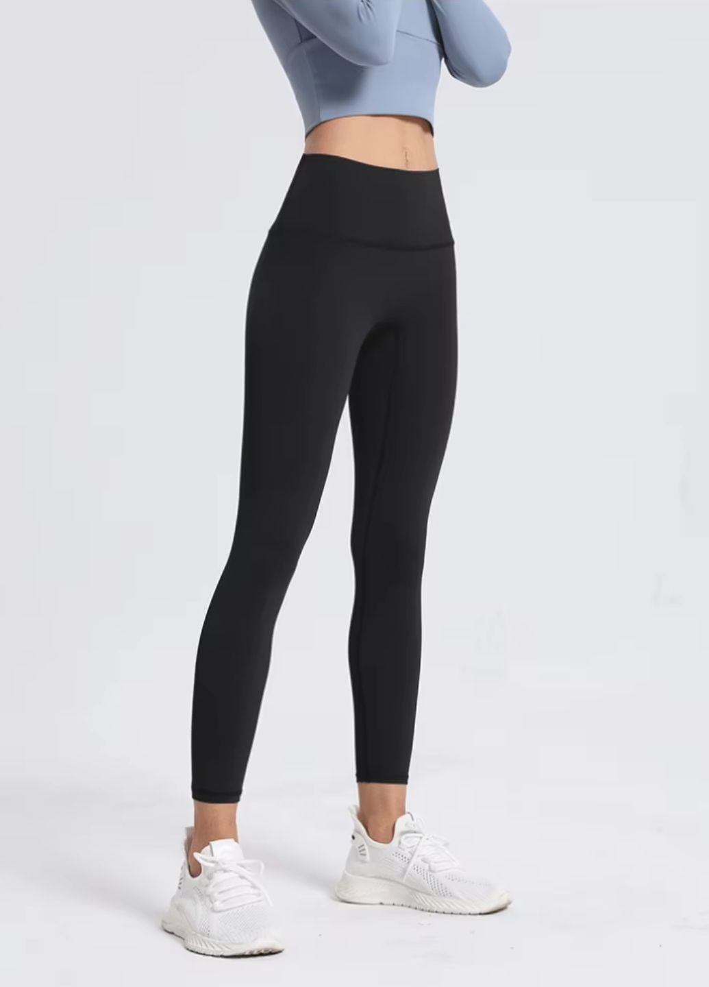 Черные демисезонные женские спортивные леггинсы basic sport c2 (1852-42-01) Macarena