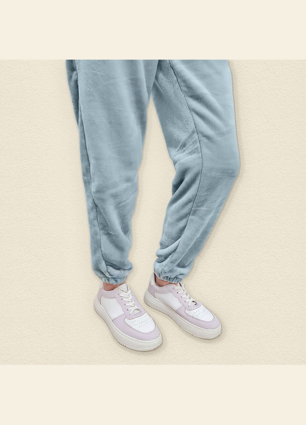 Комбинированная всесезон женская демисезонная пижама из пушистой ткани silver dexter's