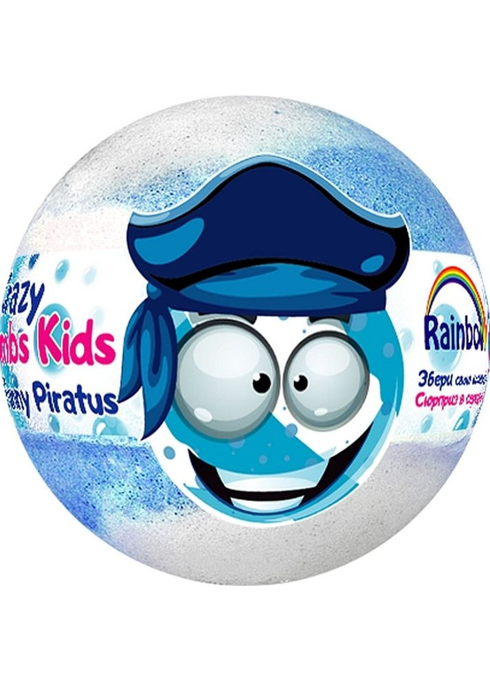 Бомбочка для ванн Crazy Bombs Kids Веселий пірат, 100 г Rainbow 40234 (331860252)