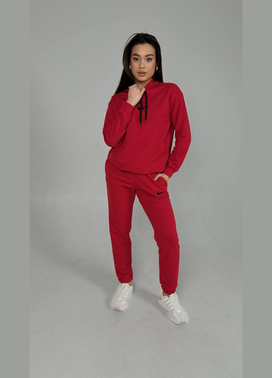 Женский спортивный костюм цвет красный No Brand (329145059)