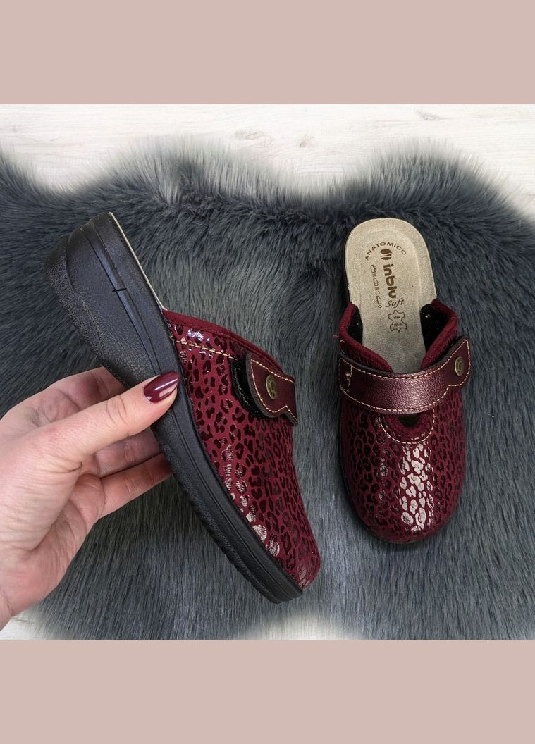 Тапочки домашні жіночі велюрові з липучкою Inblu (311503830)