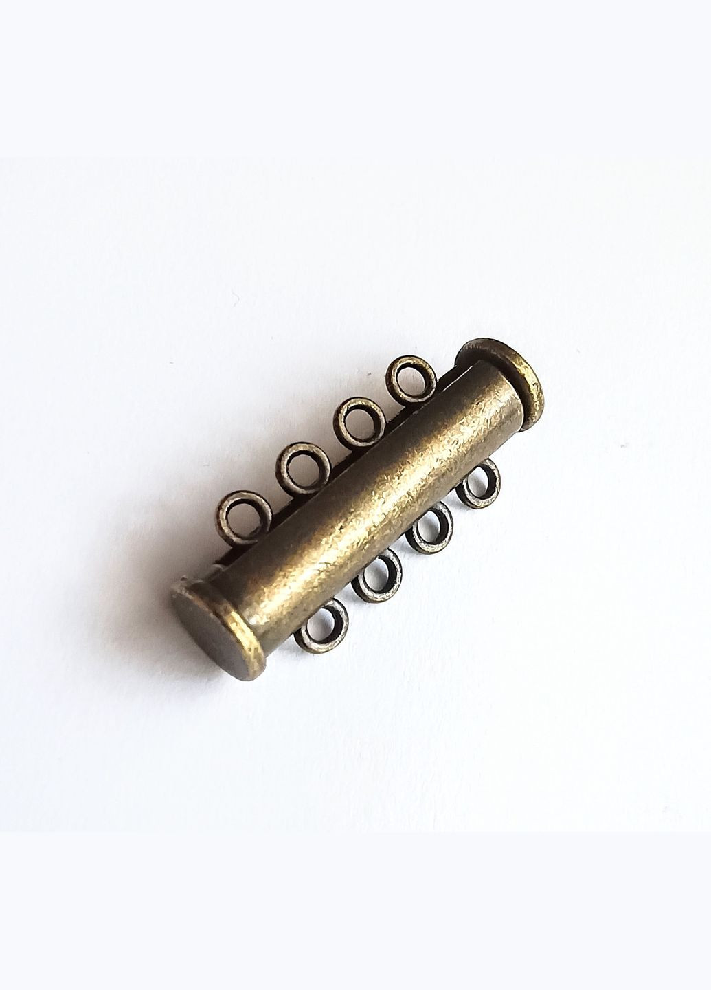 Застежка магнитная Замочек на четыре линии неодимовый магнит Античная бронза 6 мм х 27 мм Finding (316251540)