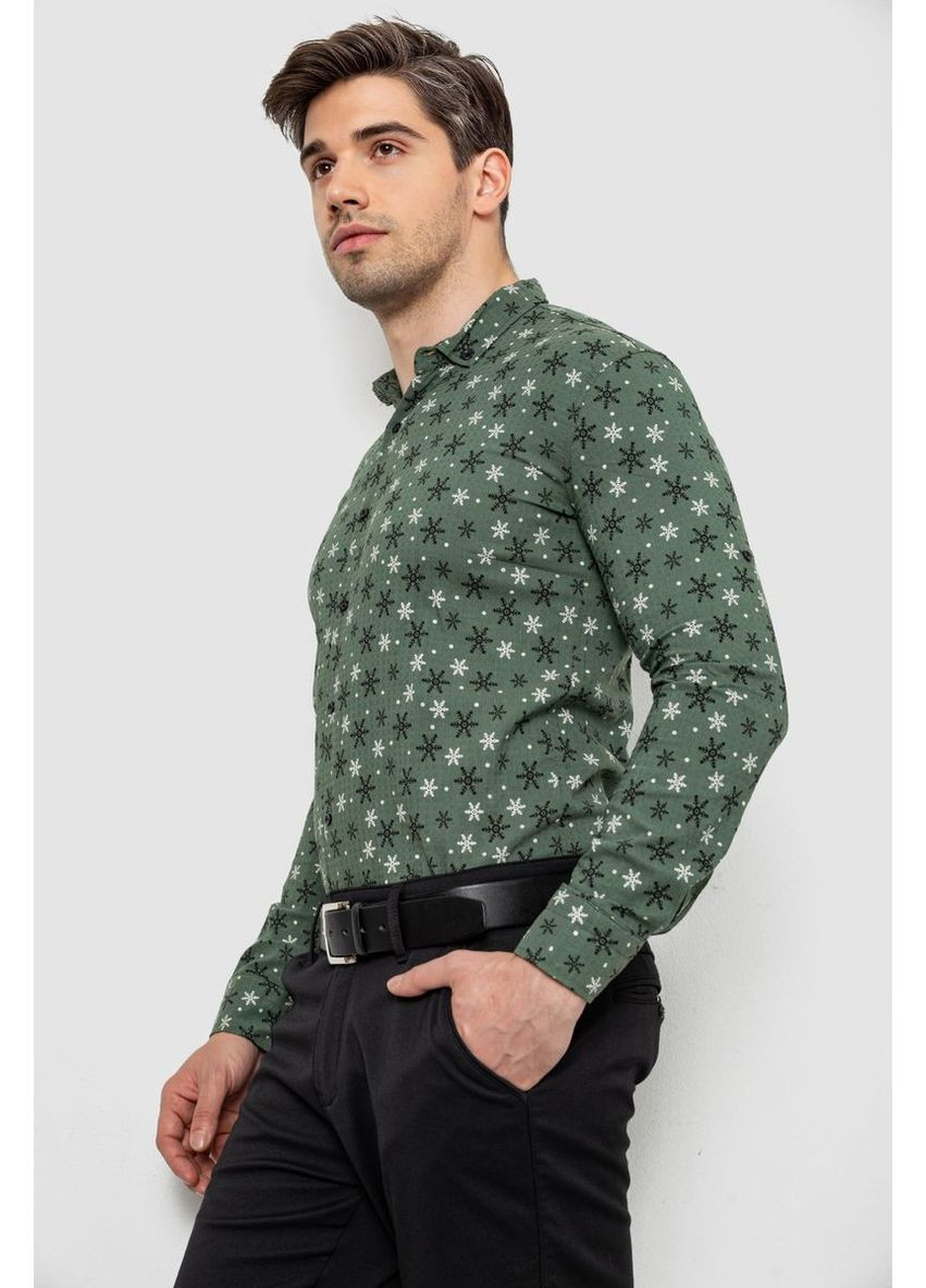 Сорочка чоловіча з принтом,, 214R808 Ager (358887335)