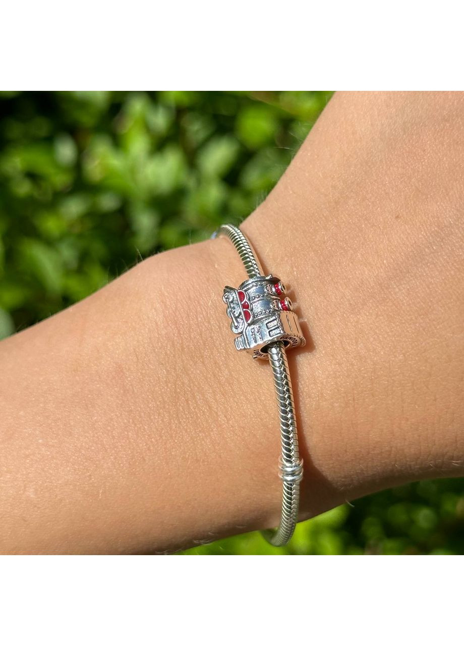 Серебряный шарм Пандора "Хогвартский экспресс" 798624C01 Kabluchka (355348463)