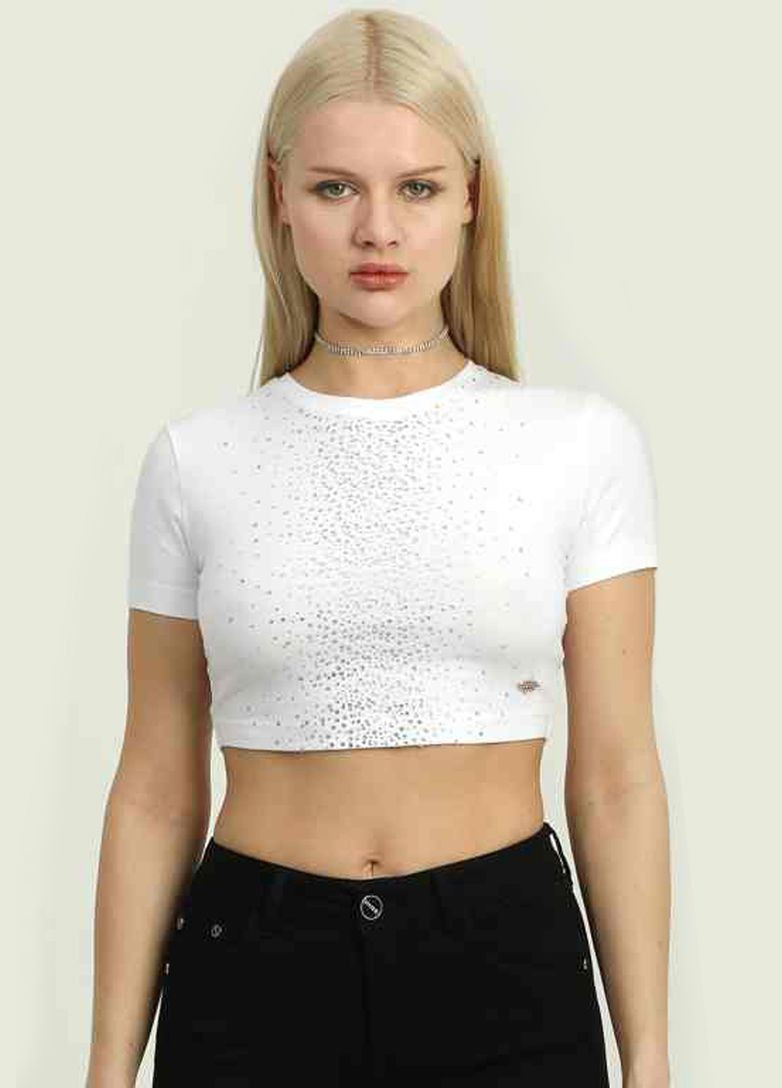 Белый топ со стразами Dishe. Fashion (337118422)