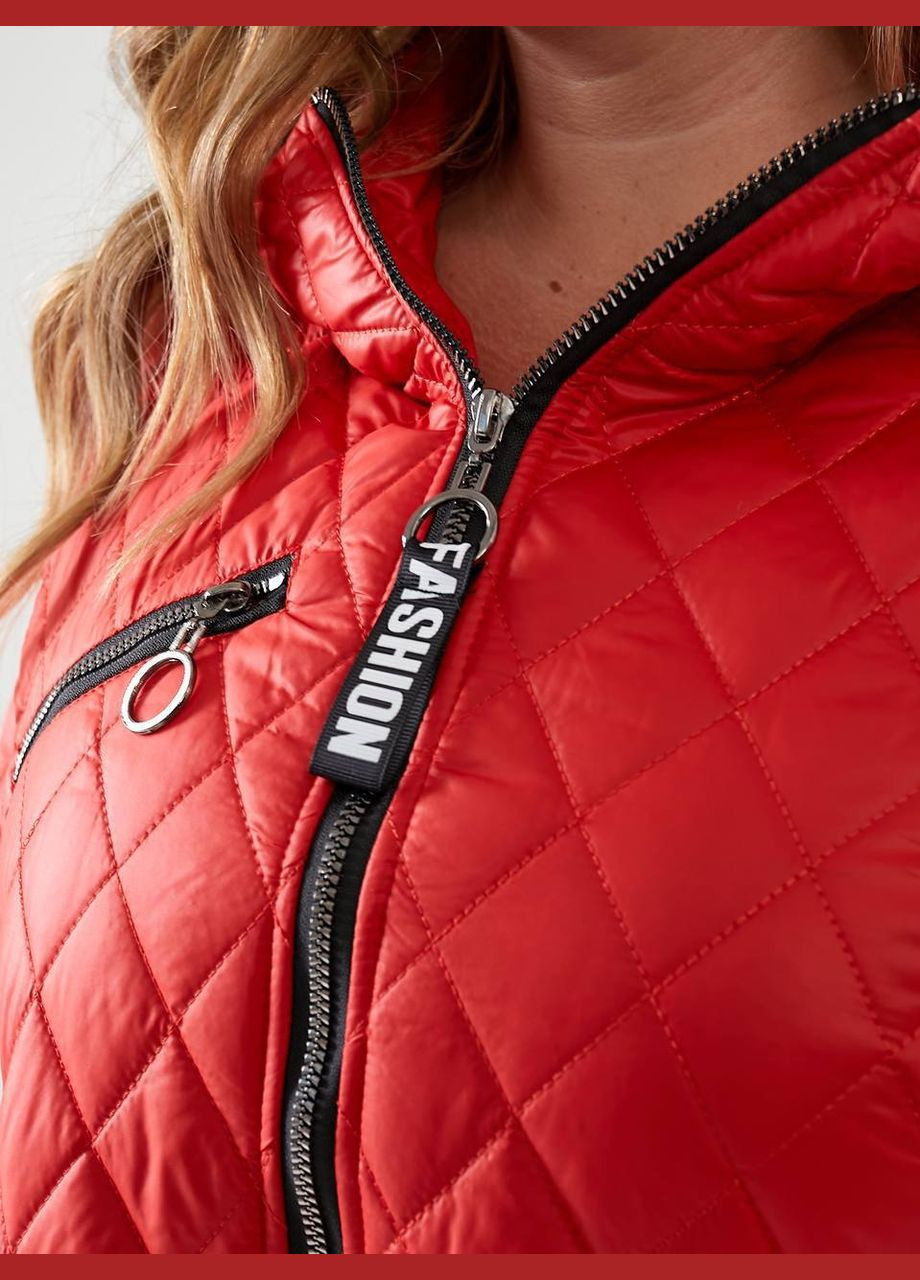 Жіноча жилетка безрукавка з капюшоном коротка No Brand (345643594)